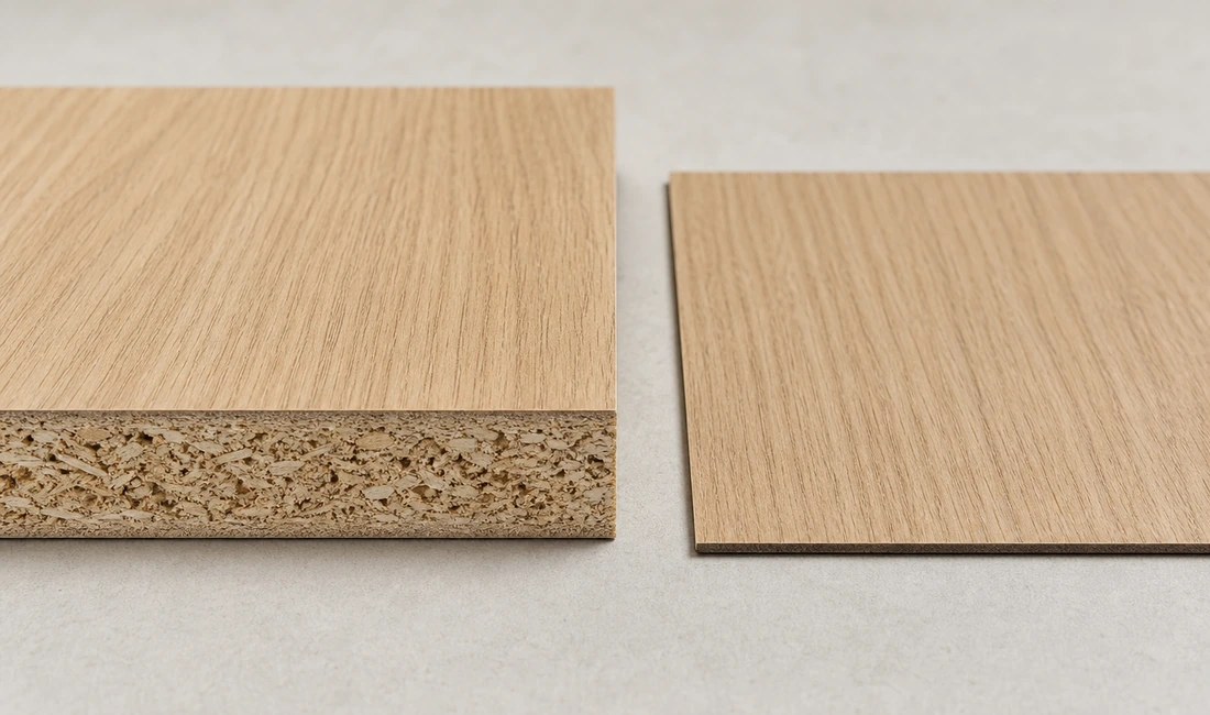 Melamine board vs HPL laminate side by side comparison