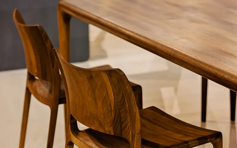 Wood veneer applications in high end furniture and cabinetry